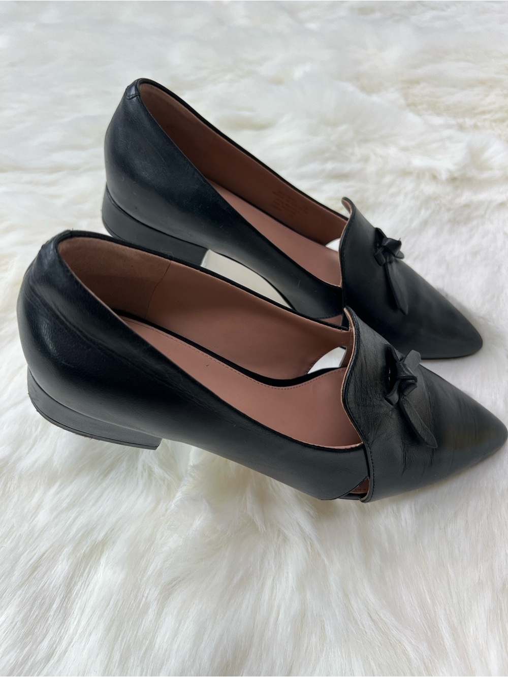 Cole Haan Black Dress shoes Victorian Low Heels Academic size 7B
